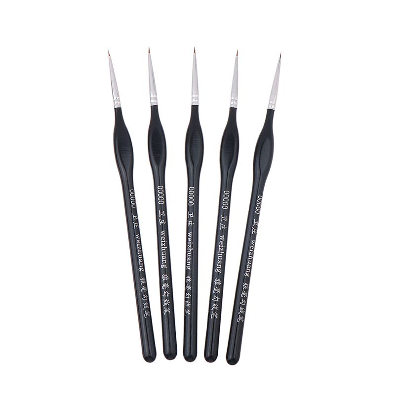 5Pcs Precision Fine Tip 00000  - огляд і ціна Model Kit Paint Set
