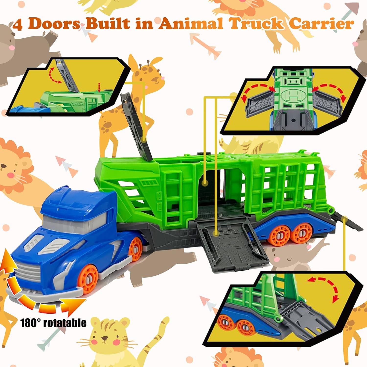 Dinosaur Animal Transport Vehi - огляд і ціна Model Kit Dinosaur