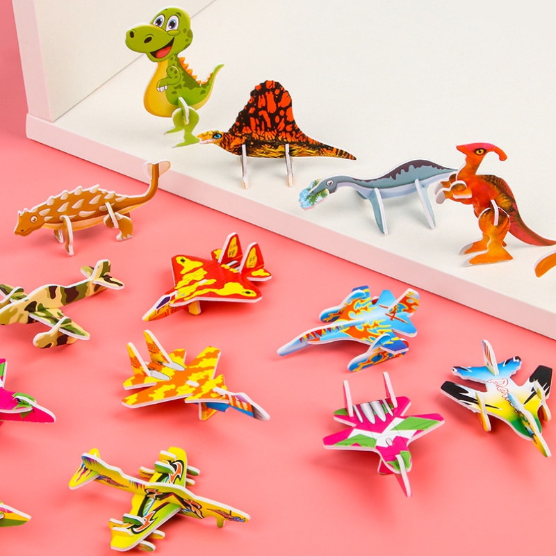 10pcs Creative Cute Paper Plan - огляд і ціна Model Kit Dinosaur