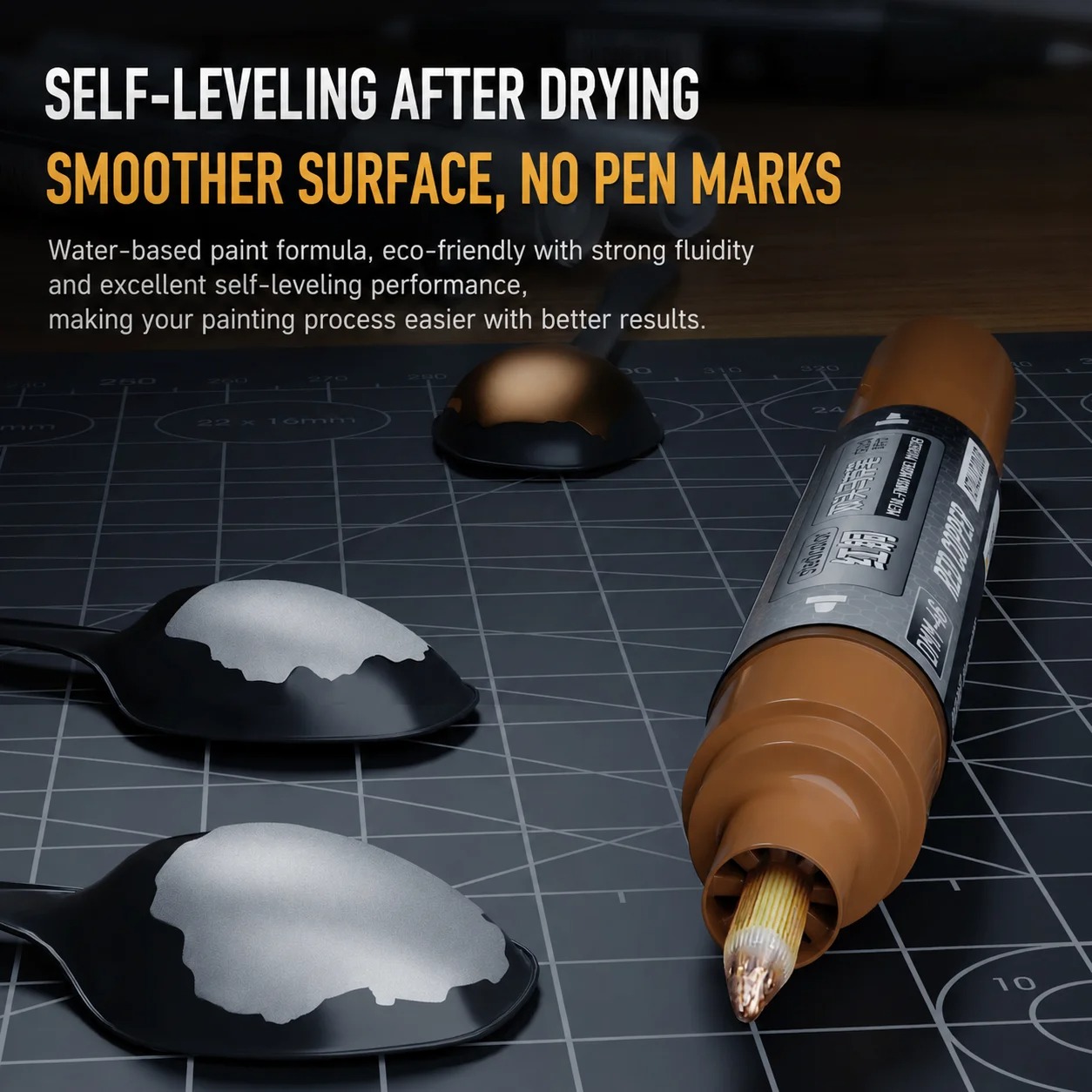 Stedi Dual Nib Metallic Water  - огляд і ціна Model Kit Paint Set