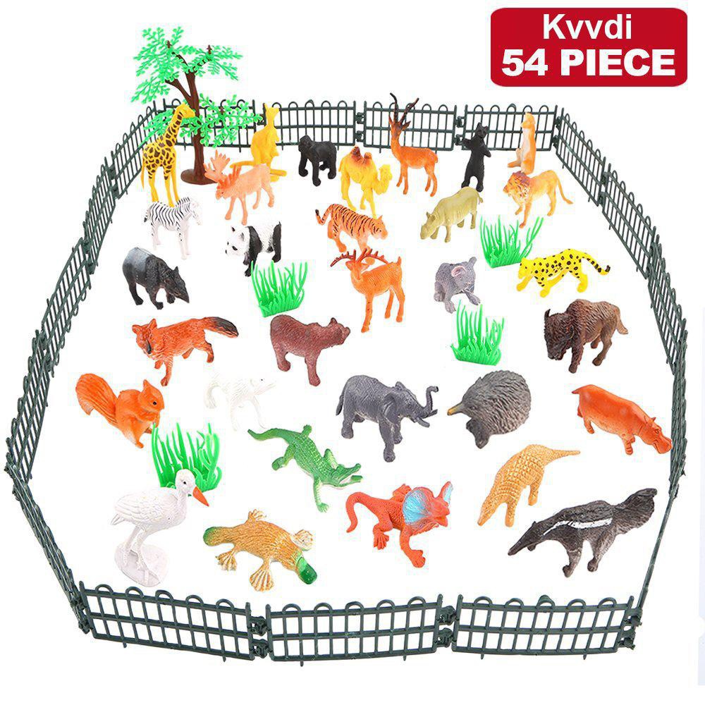 54 Pcs Mini Jungle Animal Toys - огляд і ціна Model Kit Dinosaur