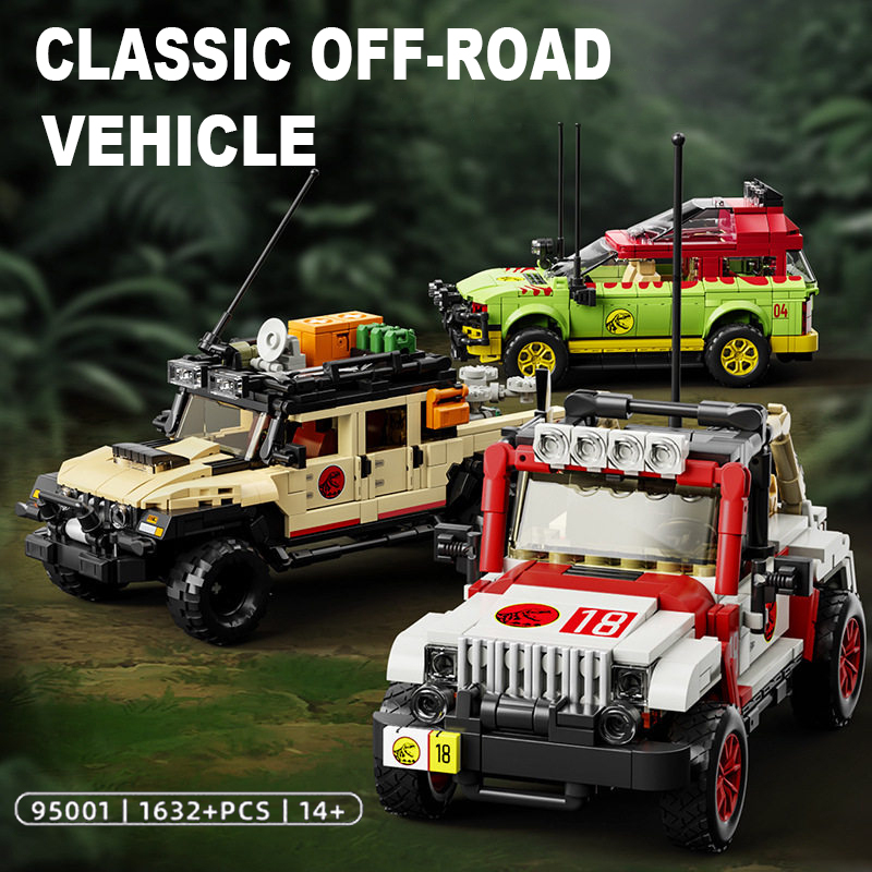1632pcs Jurassic Dinosaur Off- - огляд і ціна Model Kit Dinosaur