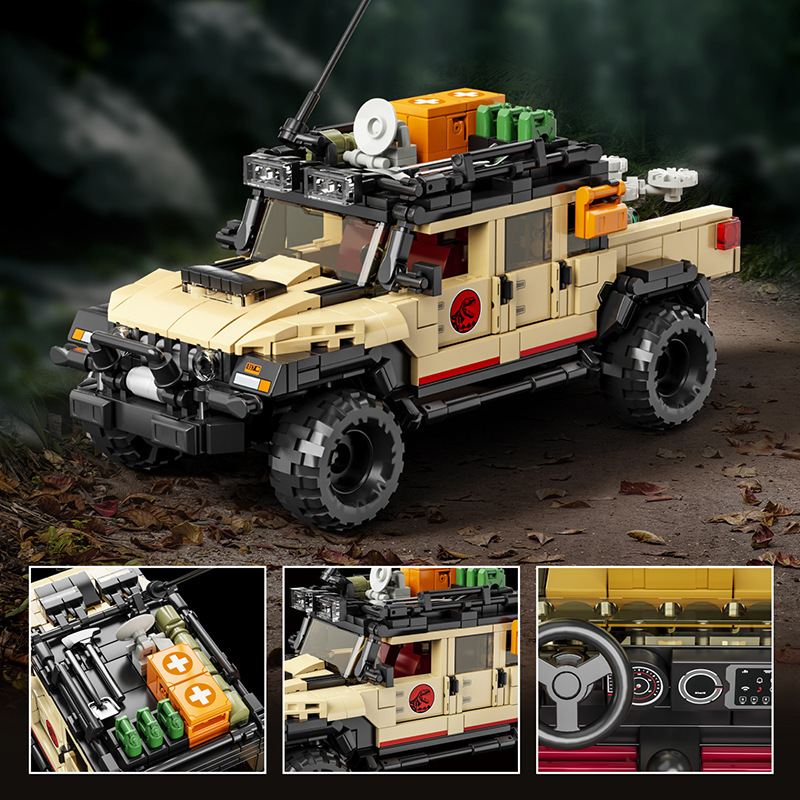 1632pcs Jurassic Dinosaur Off- - огляд і ціна Model Kit Dinosaur