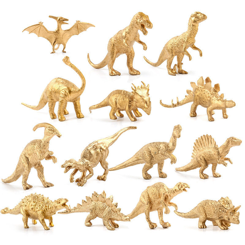 14-Piece Golden Dinosaur Model - огляд і ціна Model Kit Dinosaur