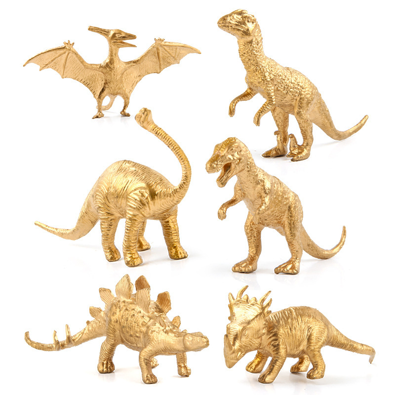 14-Piece Golden Dinosaur Model - огляд і ціна Model Kit Dinosaur