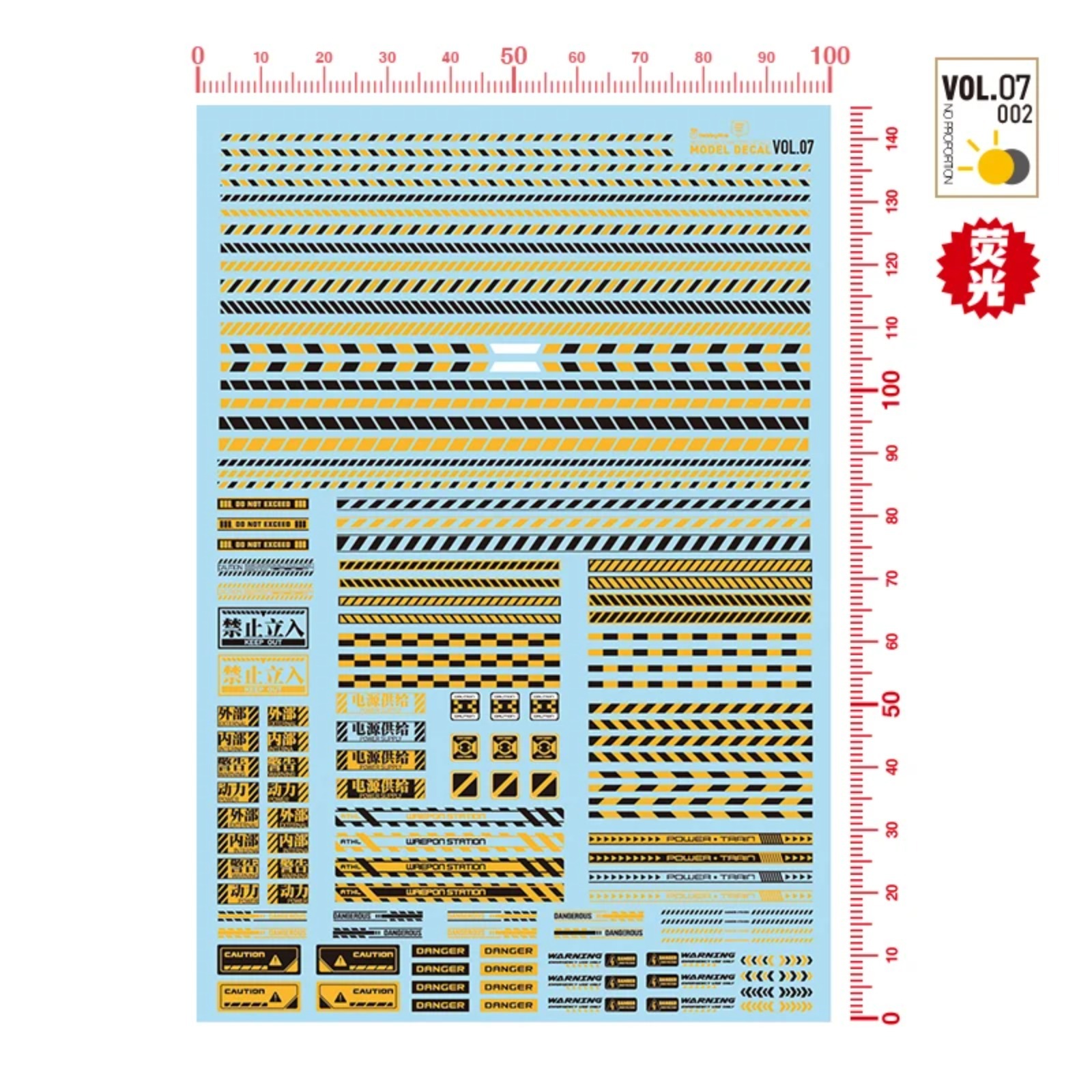 HOBBY MIO VOL7-001~003 Fluores - огляд і ціна Model Kit Paint Set