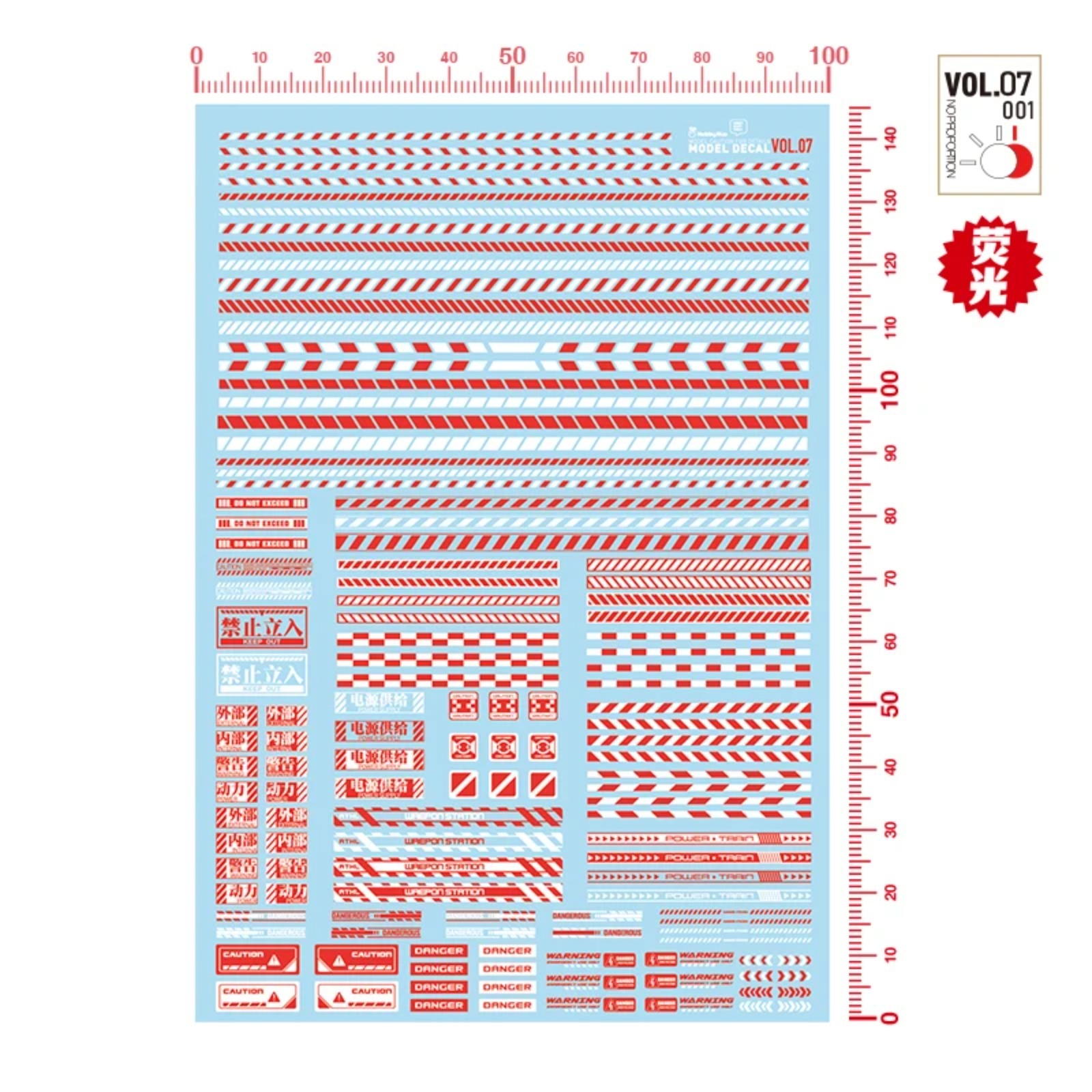 HOBBY MIO VOL7-001~003 Fluores - огляд і ціна Model Kit Paint Set