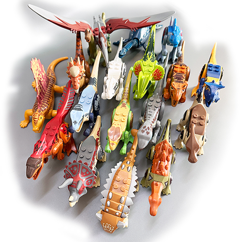 Jurassic Dino Building Blocks  - огляд і ціна Model Kit Jurassic Park