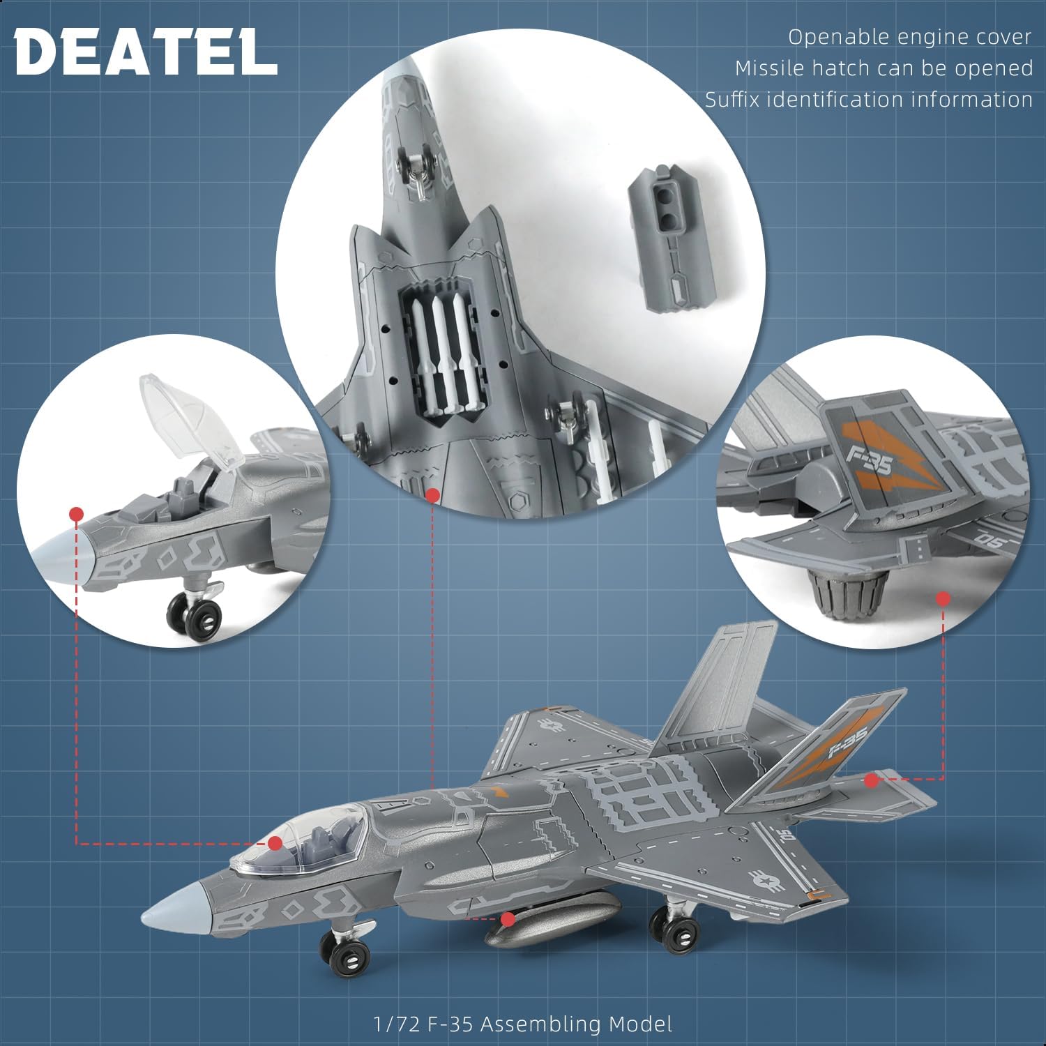 1:72 Scale F-35 Fighter Jet Qu - огляд і ціна Model Kit History