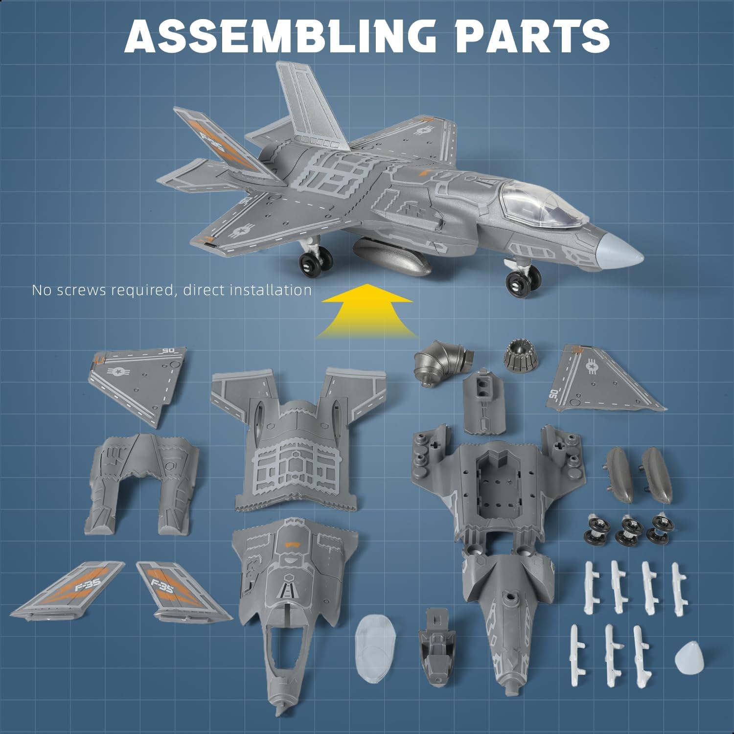 1:72 Scale F-35 Fighter Jet Qu - огляд і ціна Model Kit History