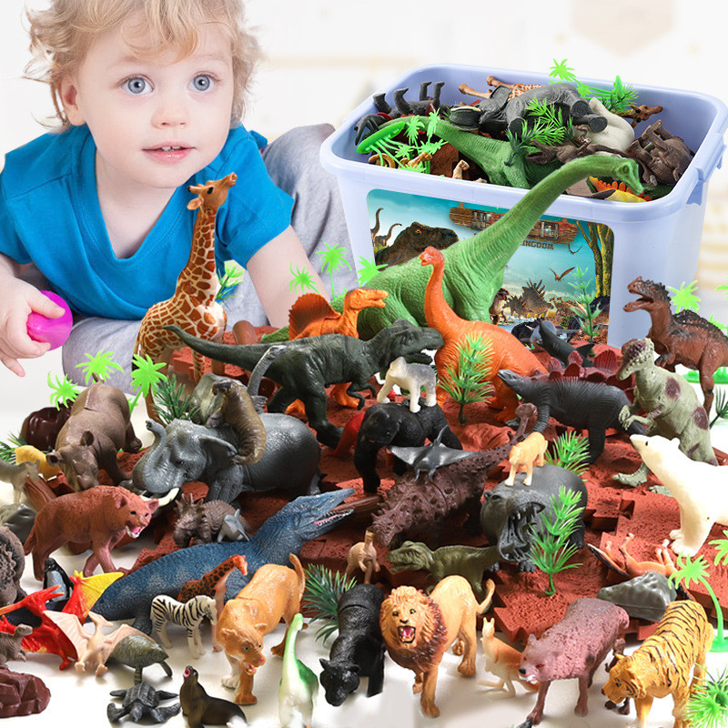 44Pcs Jurassic Dinosaurs Set S - огляд і ціна Model Kit Jurassic Park