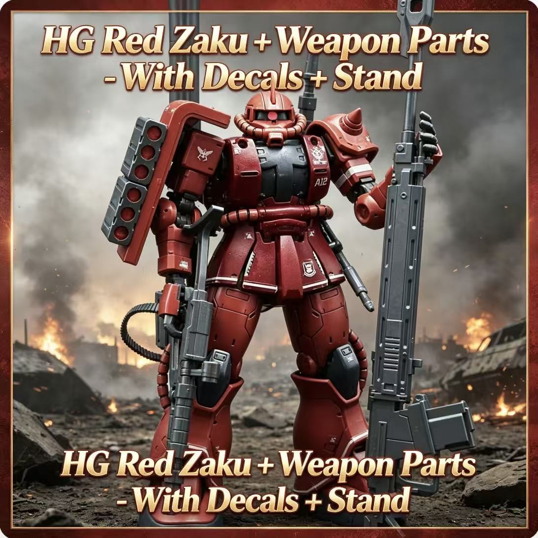 024HG Char's Custom Old Type R - огляд і ціна Model Kit Zaku