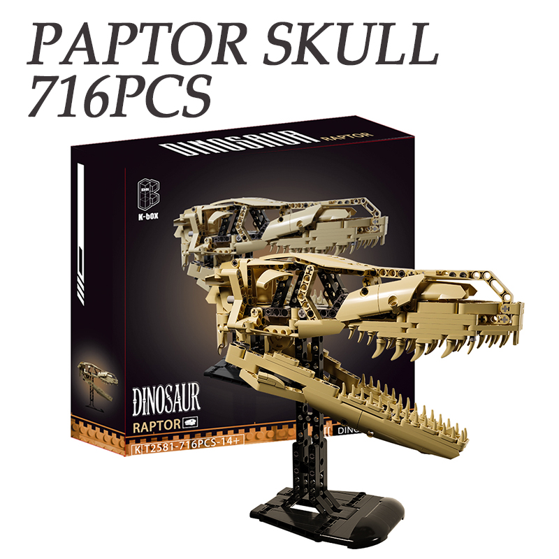716PCS Raptor Building Blocks  - огляд і ціна Model Kit Dinosaur