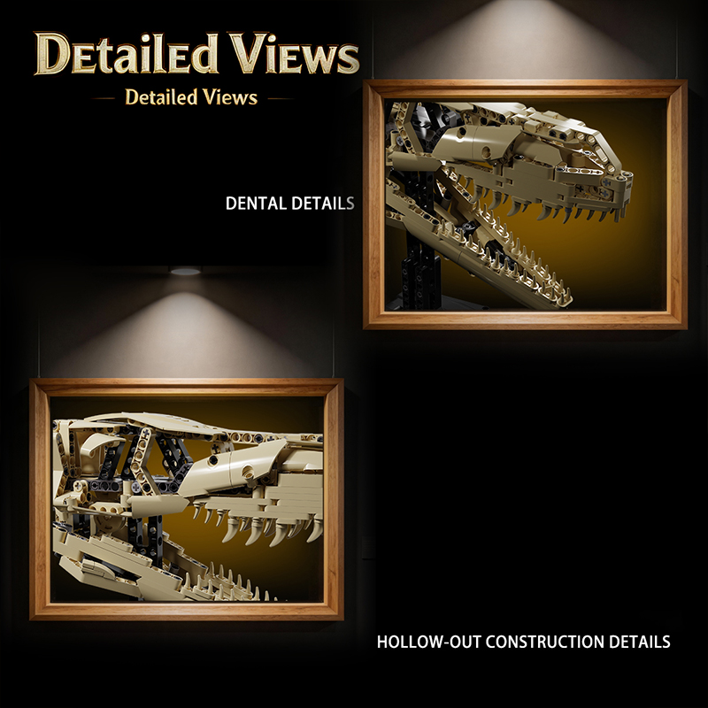 716PCS Raptor Building Blocks  - огляд і ціна Model Kit Dinosaur